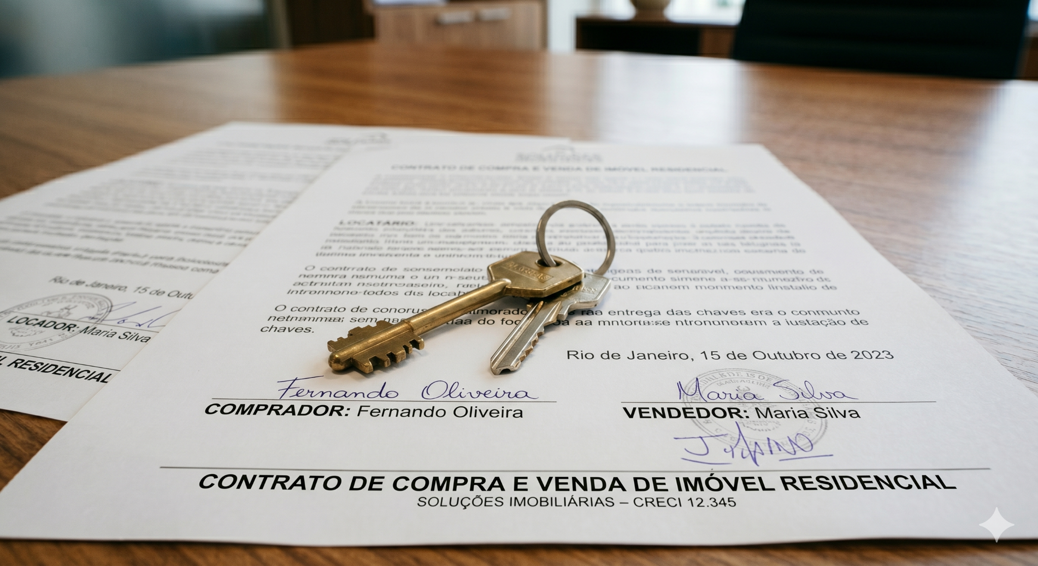 Contrato e chaves