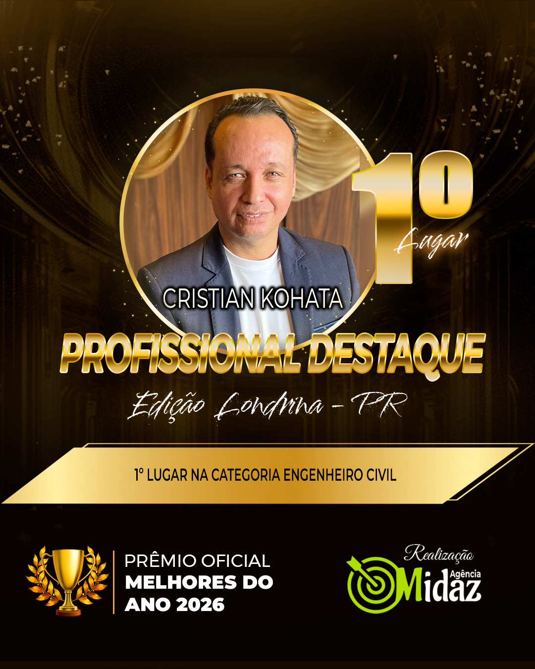 Cristian Kohata profissional destaque 2026